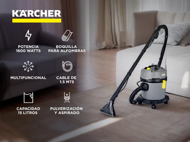 Aspiradora Limpia Tapizados Karcher Puzzi 4/15 - 1