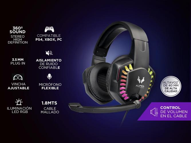 Kit Gamer Teclado Mouse RGB USB + Auriculares Gamer LED Con Micrófono  - 2