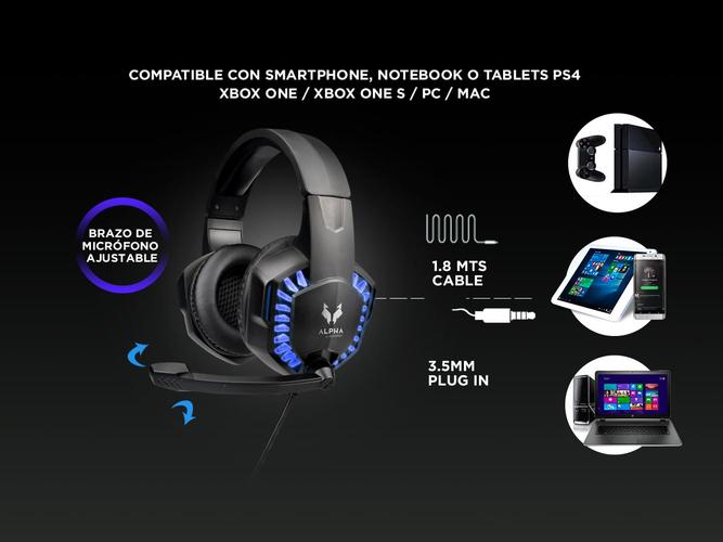 Kit Gaming Teclado y Mouse Retro Iluminado + Auriculares Led RGB Pc Play Consolas - 2