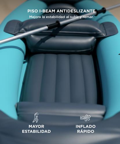 Kayak Inflable South Port Para 2 Personas 200KG  - 3