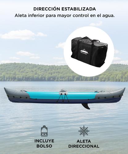 Kayak Inflable South Port Para 2 Personas 200KG  - 4