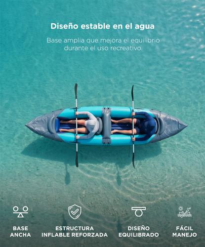 Kayak Inflable South Port by Gadnic 2 Personas 330cm Con Remos Y Bomba - 3