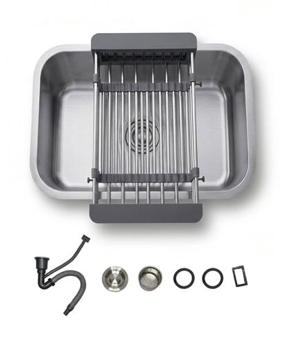 Bacha de Cocina Rieti by Gadnic 76cm Acero Inoxidable Kit Completo - 6