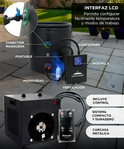 Bañera  Chiller  Filtro de Agua Gadnic Ideal Crioterapia Baño Frio con Hielo  - 3