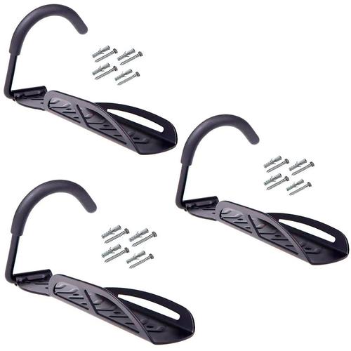 Kit x3 Soporte C/Gancho Gadnic Para Bicicleta Pared - 0