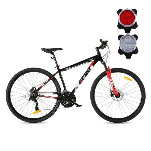 Bicicleta MTB Rod 29 Shifter T18 cuadro aluminio + Kit luces de regalo - 0
