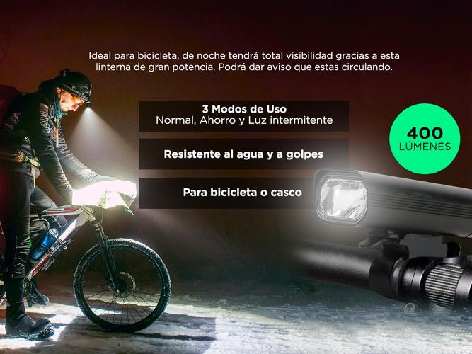 Bicicleta MTB Rod 29 Shifter T18 cuadro aluminio + Linterna recargable - 2