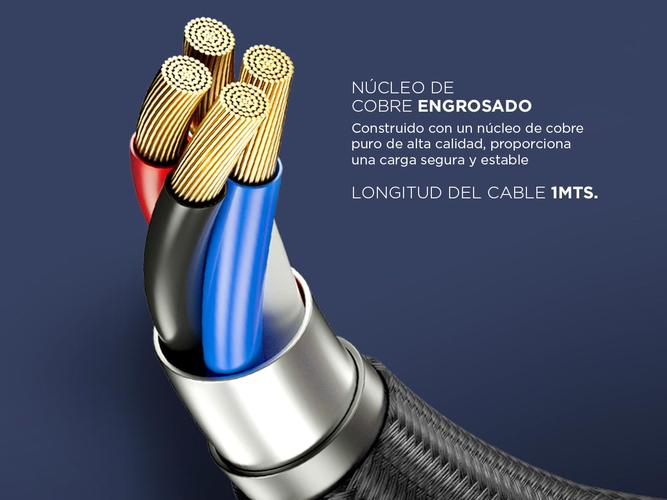 Kit Cables Magnéticos Gadnic Celular 3 en 1 iPhone Android USB-C Lightning - 4