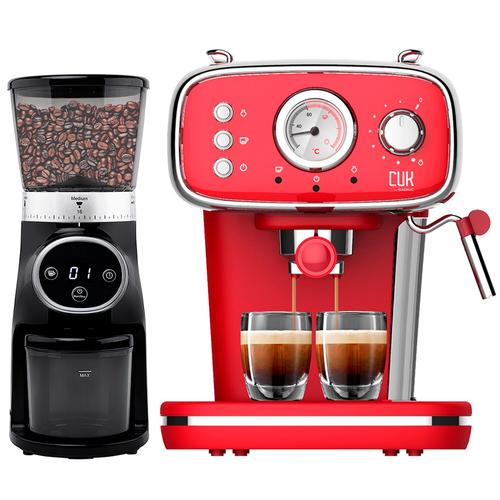 Kit Cafetera Express CME08 + Molinillo De Cafe Profesional  - 0