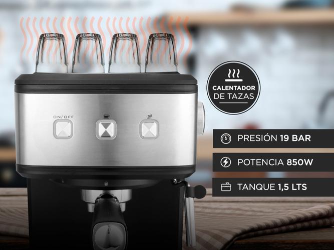 Cafetera Express 19 Bar CME04 + Molinillo De Cafe Manual Gadnic - 2