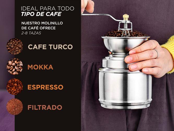 Cafetera Express 19 Bar CME04 + Molinillo De Cafe Manual Gadnic - 5