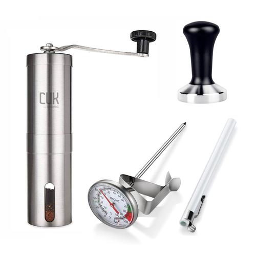 Set Barista Gadnic Cafetería Molinillo Tamper y Termómetro Cafe - 0