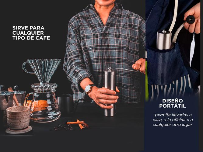 Set Barista Gadnic Cafetería Molinillo Tamper y Termómetro Cafe - 4