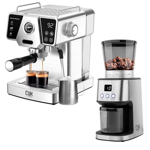 Kit Molinillo cafe con display + Cafetera Expresso 1350w CME07 20 Bar - 0