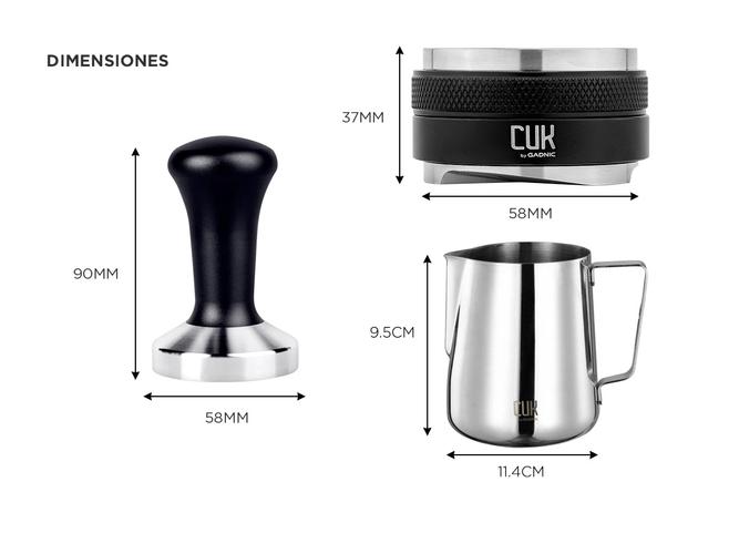 Kit Café Jarra con Tamper barista y Tamper Distribuidor de Café - 5