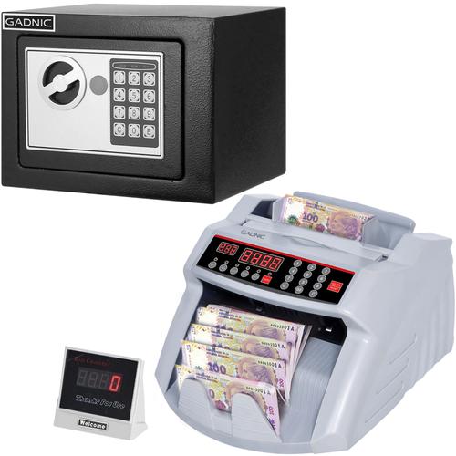 Kit de Seguridad Caja Fuerte + Contadora de billetes GADNIC  - 0