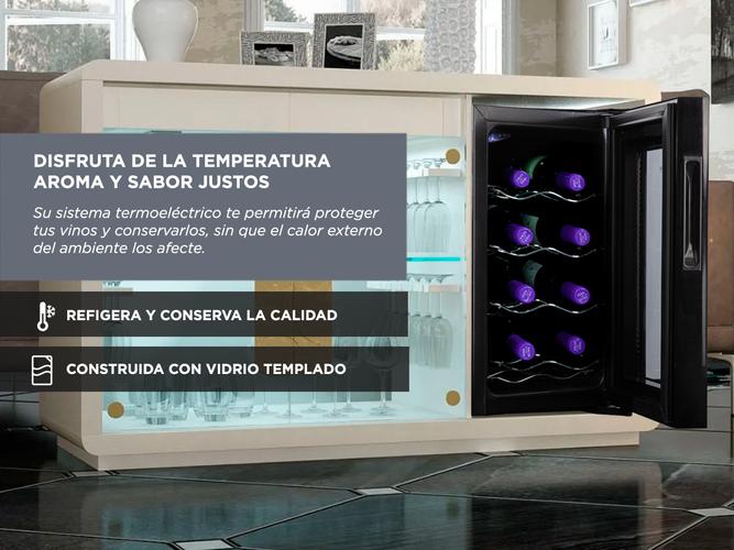 Cava De Vino Coolfroz WCTE0008 8 Botellas + Sacacorchos Automático Gadnic - 2