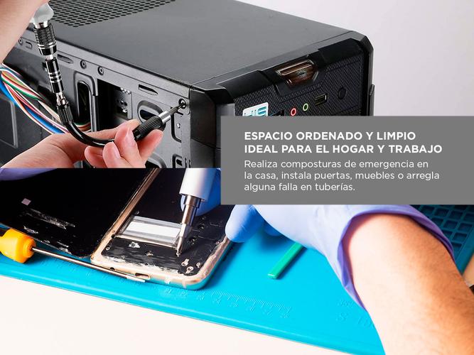 Kit Desarmador 80 en 1 Reparacion De Celulares + Manta Antiestática Gadnic - 2