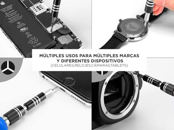 Kit Desarmador 80 en 1 Reparacion De Celulares + Manta Antiestática Gadnic - 4