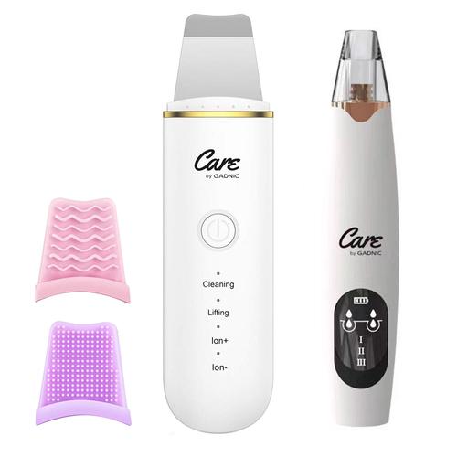 Kit Succionador de Puntos Negros X3 + Espatula Facial Cl50 Ultrasonica Recargable - 0