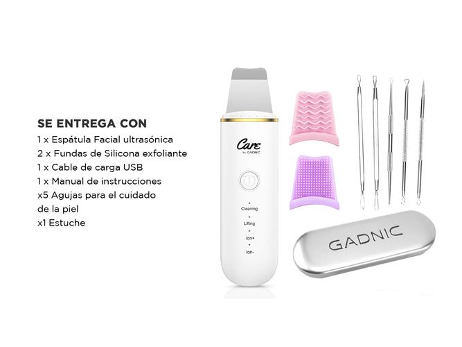 Kit Espátula Facial Gadnic CL50 + Extractor De Puntos Negros - 6