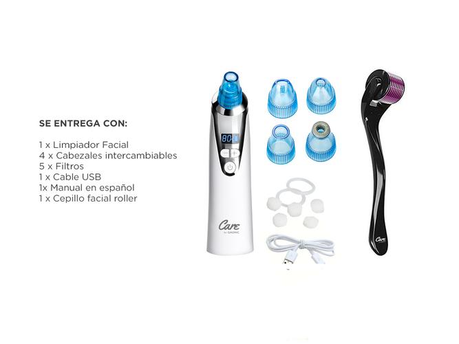 Kit Dermaroller + Limpiador puntos negros - 6