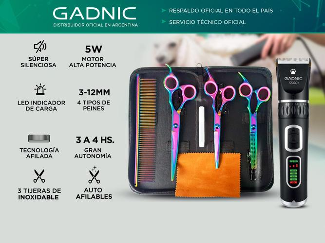 Kit Cortadora De Pelo + Tijeras De Peluqueria Profesional - 1