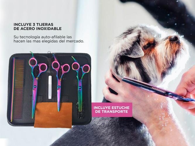 Kit Cortadora De Pelo + Tijeras De Peluqueria Profesional - 4