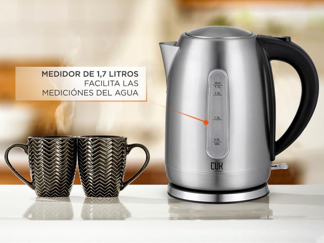 Combo Desayuno Gadnic Pava Eléctrica Mate + Tostadora Acero Inoxidable - 3