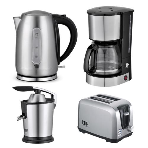 Kit Desayuno Exprimidor Electrico + Cafetera Filtro + Pava Electrica + Tostadora Gadnic  - 0