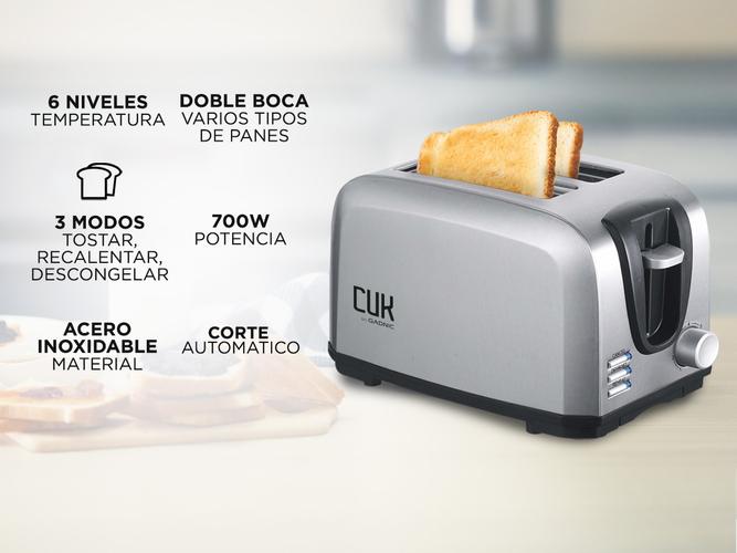 Kit Desayuno Pava Electrica + Tostadora + Cafetera Filtro + Juguera Pro+ Waflera Gadnic  - 2