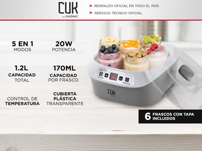 Kit Desayuno Tostadora + Pava + Cafetera + Juguera + Waflera + Yougurtera Gadnic  - 1