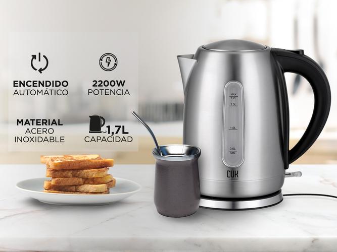 Kit Desayuno Tostadora + Pava + Cafetera + Juguera + Waflera + Yougurtera Gadnic  - 5