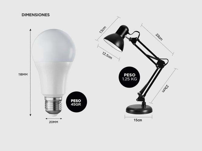 Lampara Inteligente De Escritorio Gadnic Wifi App Led RGB Smart - 5