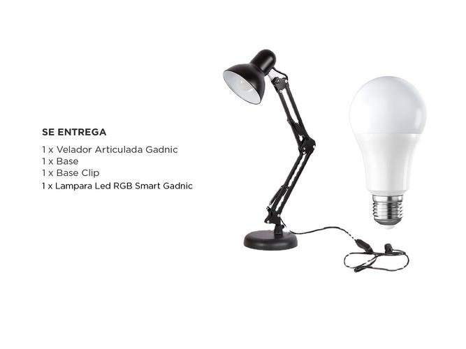 Lampara Inteligente De Escritorio Gadnic Wifi App Led RGB Smart - 6