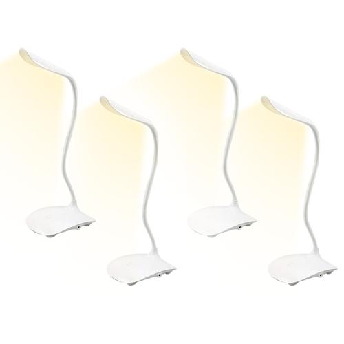 Kit X4 Lamparas De Escritorio Led Gadnic Regulable Flexible Control Tactil - 0