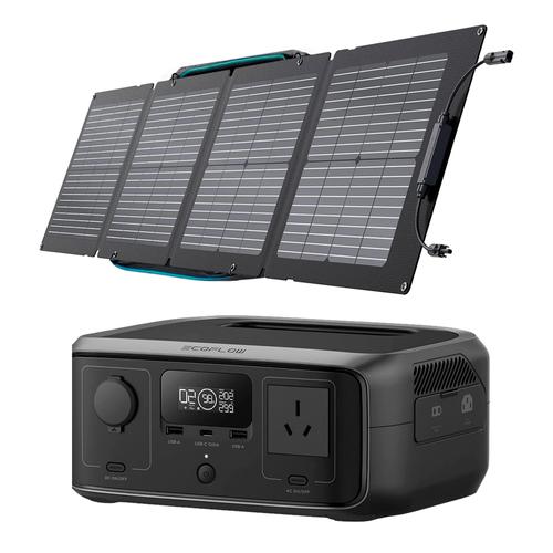 Kit Estación de Energía Ecoflow River 3 UPS Y Panel Solar 110W - 0