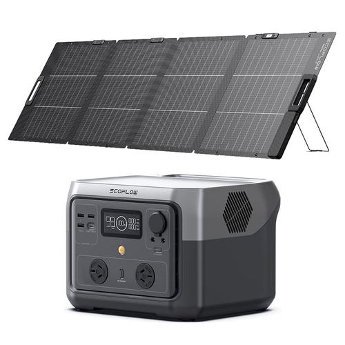 Kit Estación de Energía Ecoflow River 2 Max 500W Y Panel Solar 220W - 0