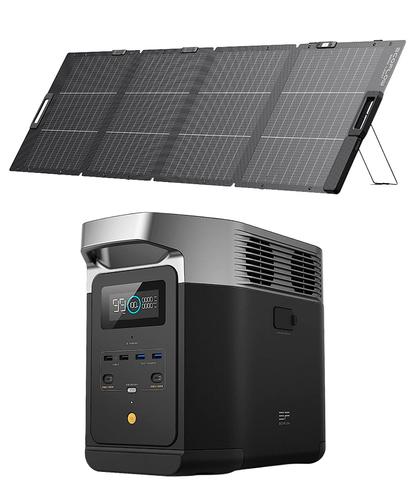 Kit Estación de Energía Portátil EcoFlow Delta 2 1800W Y Panel Solar 220W - 6