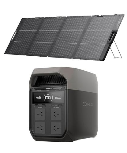 Kit Estación de Energía EcoFlow Delta 3 1800W Y Panel Solar 220W - 6