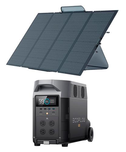 Kit Estación de Energía EcoFlow Delta Pro 3600W Y Panel Solar 400W - 6