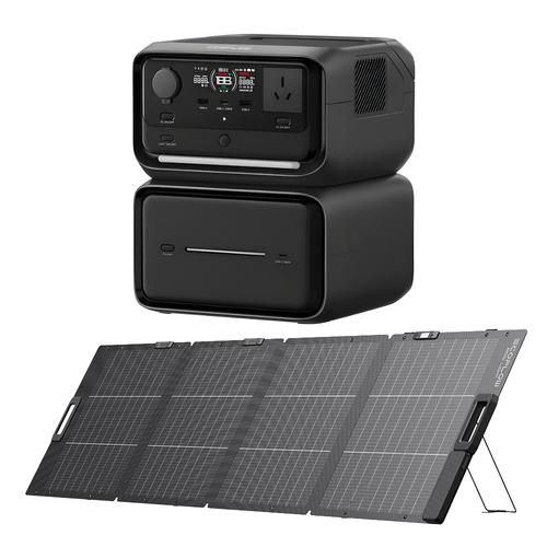 Kit Estación De Energía EcoFlow River 3 Max Plus y Panel Solar Portátil 220W  - 0