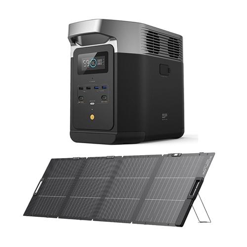 Kit Estación De Energía Portátil EcoFlow Delta 2 y Panel Solar 220W - 0