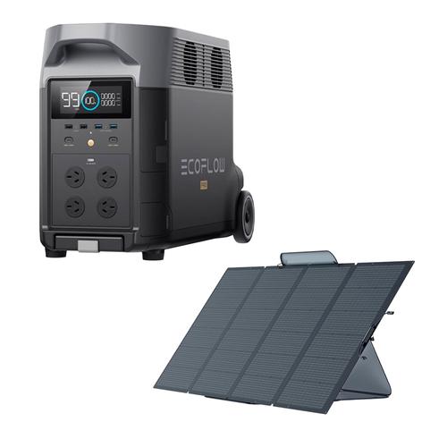 Kit Generador de Energía EcoFlow Delta Pro y Panel Solar Plegable 400W - 0