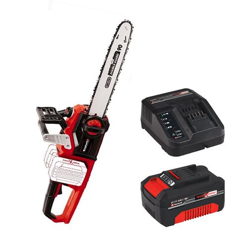 Motosierra Inalámbrica Einhell GE-LC 3635 Li-Solo y Cargador Starter Kit 40 Ah - 0