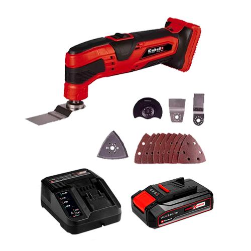 Kit Herramienta Inalámbrica Multifunción Einhell TC-MG 18 Li-Solo  Bateria  Cargador 18V 25 Ah - 0