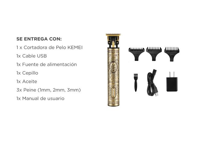Recortadora patillera de pelo Kemei LFJ-KM-1325 Premium  - 6