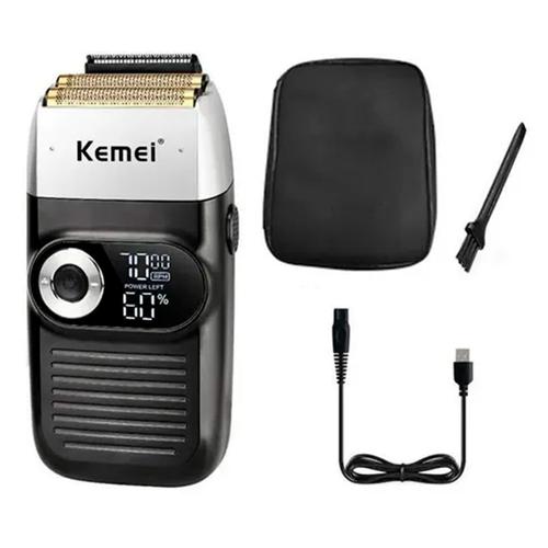  Afeitadora Kemei KM-2026 Barberia Negra  - 0