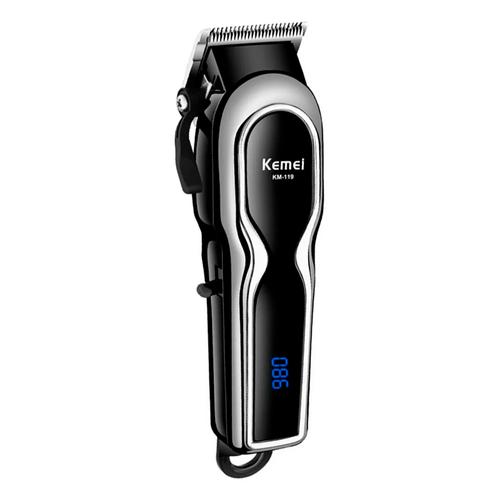 Cortadora de Pelo Kemei KM-119 Plata 3 mm a 12 mm - 0
