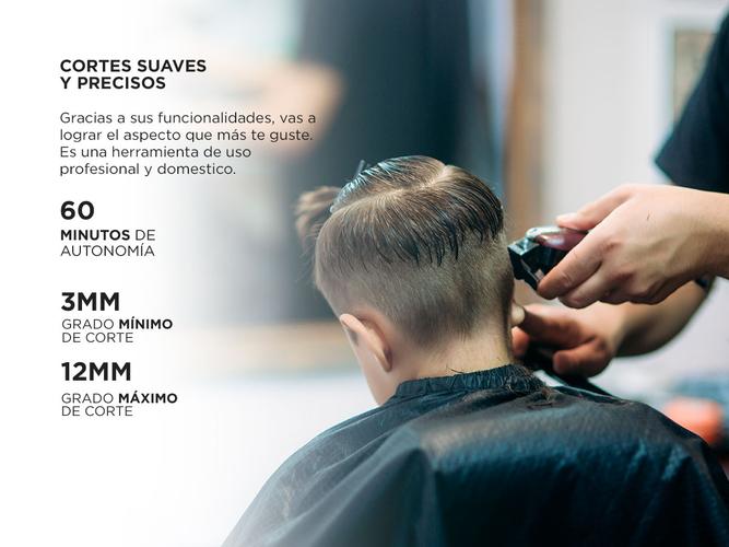 Cortadora de Pelo Kemei KM-119 Plata 3 mm a 12 mm - 2